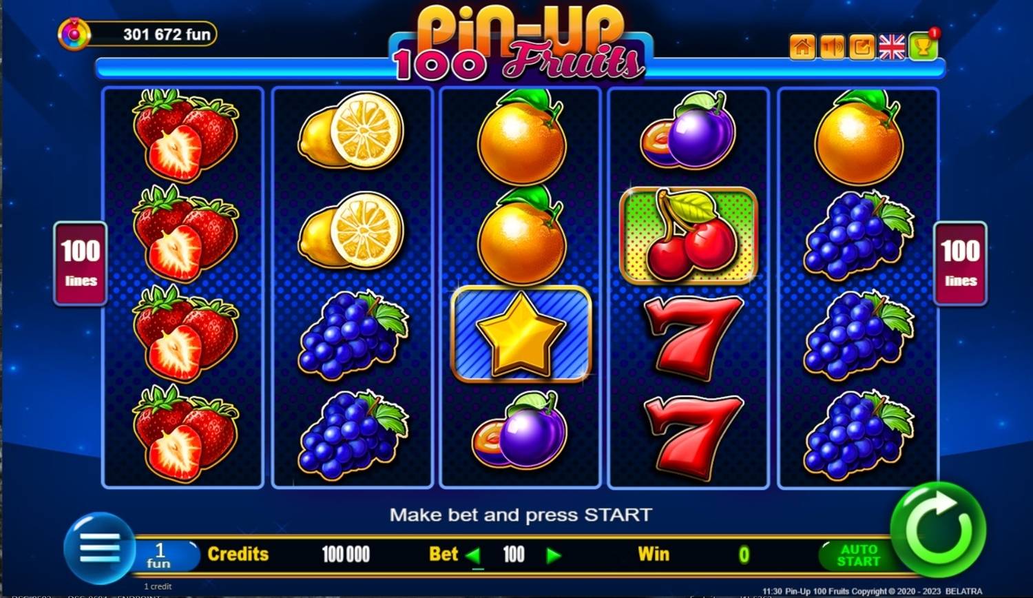 Pin-Up 100 Fruits