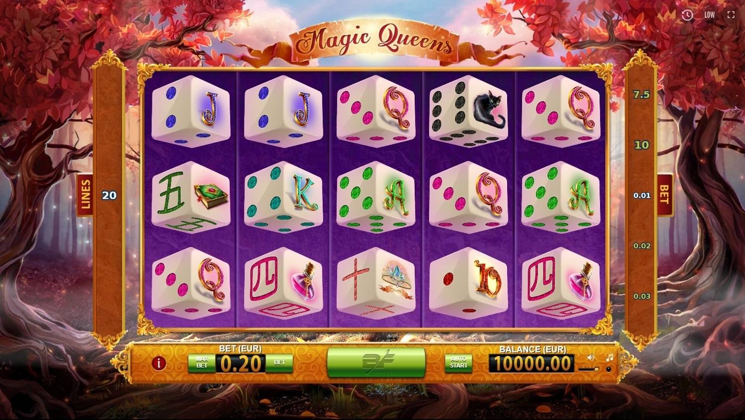 Magic Queens Dice
