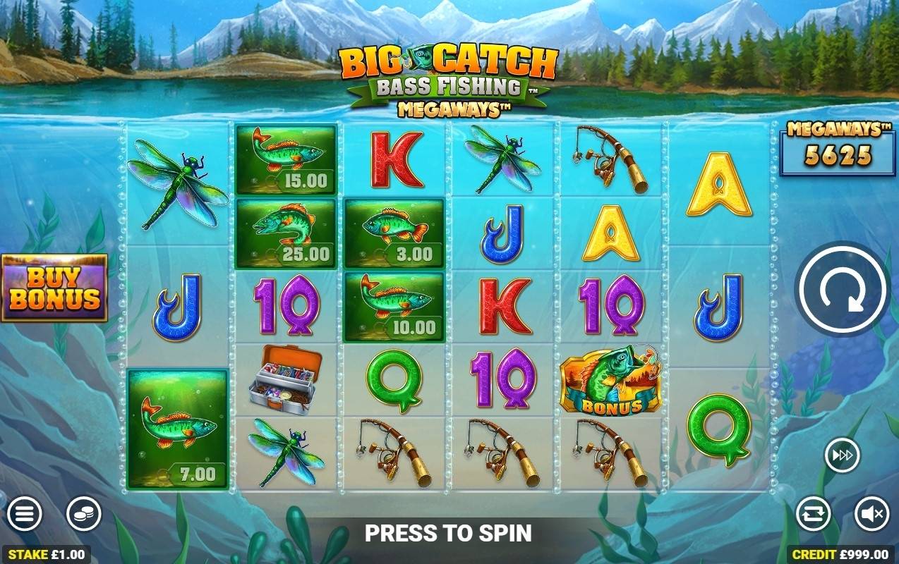 Big Catch Bass Fishing Megaways