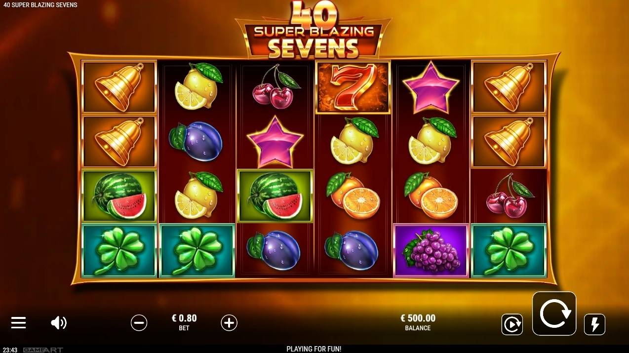 40 Super Blazing Sevens