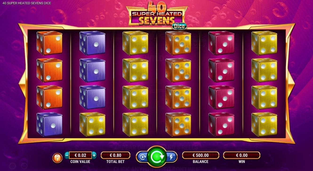 40 Super Heated Sevens – Dice