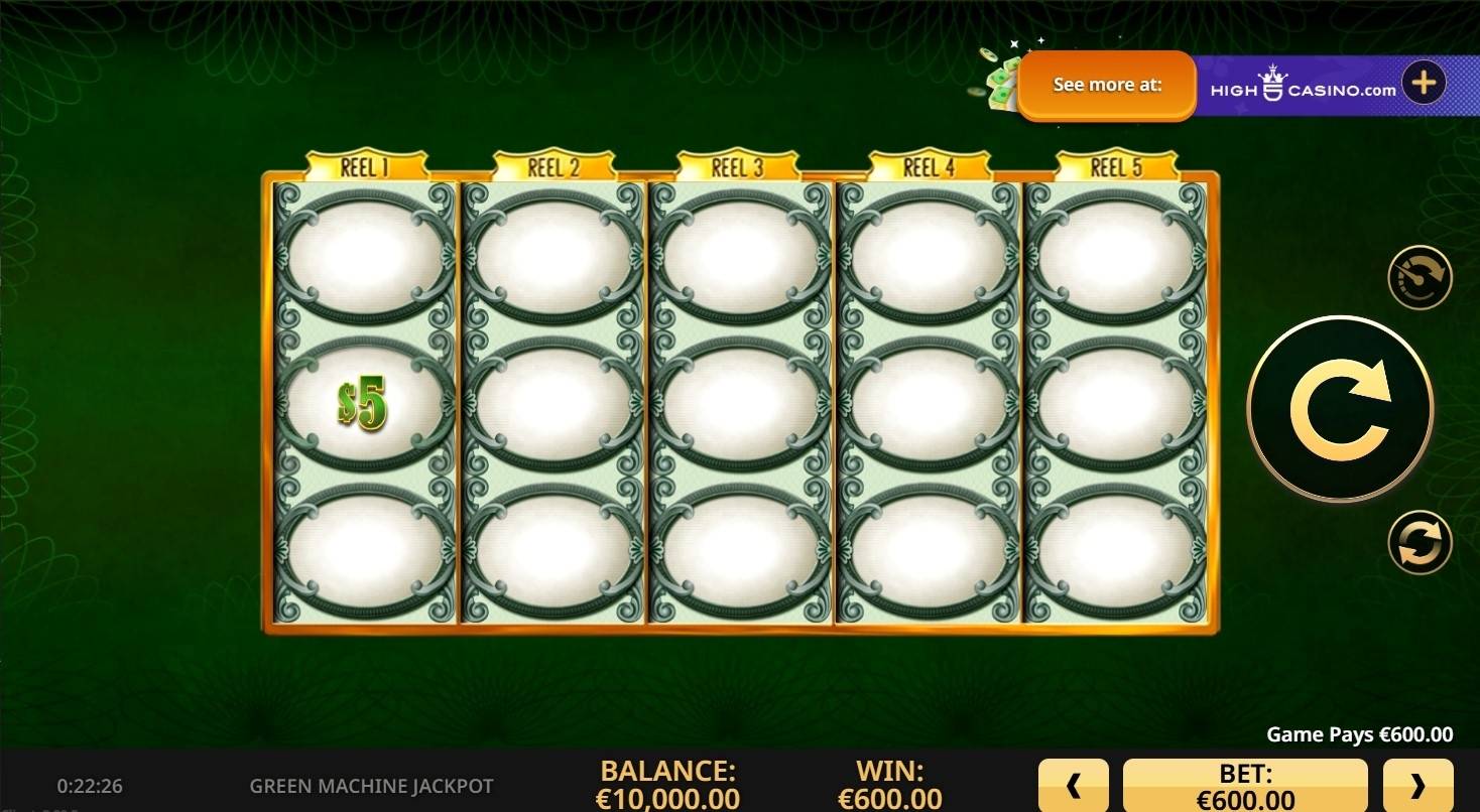 Green Machine Deluxe Jackpot