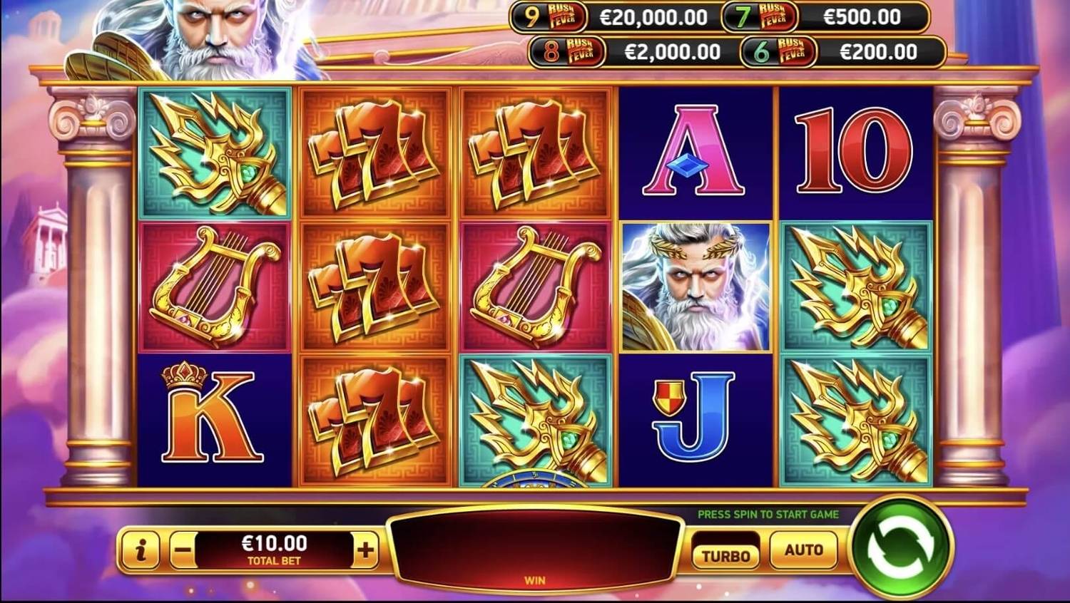 Zeus Rush Fever Deluxe