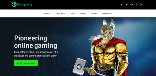 Microgaming site