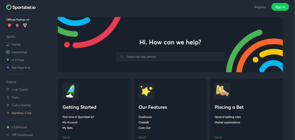 Sportsbet.io help center 