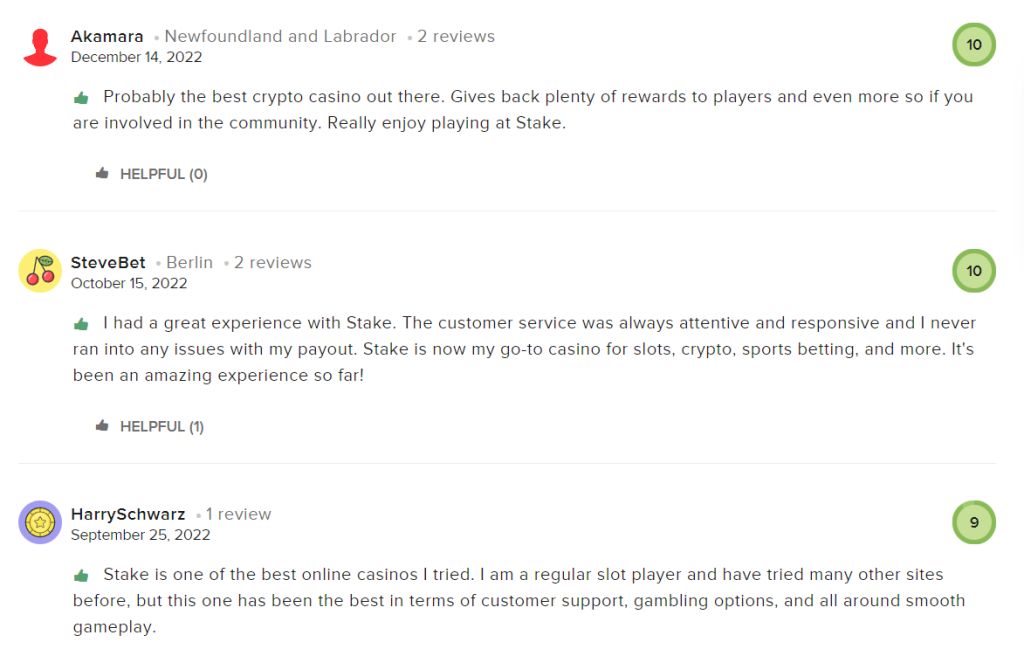 Stake reviews on AskGamblers 