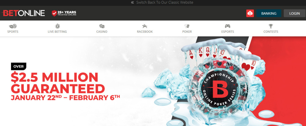 Championship Online Poker at BetOnline