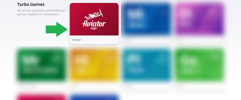 Aviator game created by Spribe, among other games