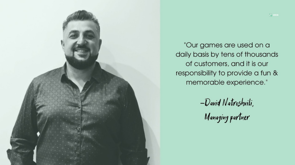 David Natroshvili, Spribe's managing partner