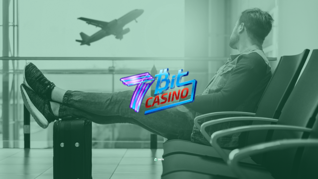 A person waiting for his flight in an airport