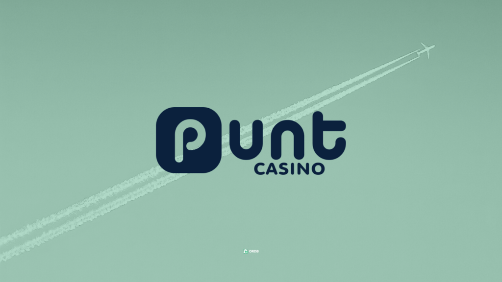 Punt casino logo and a plane