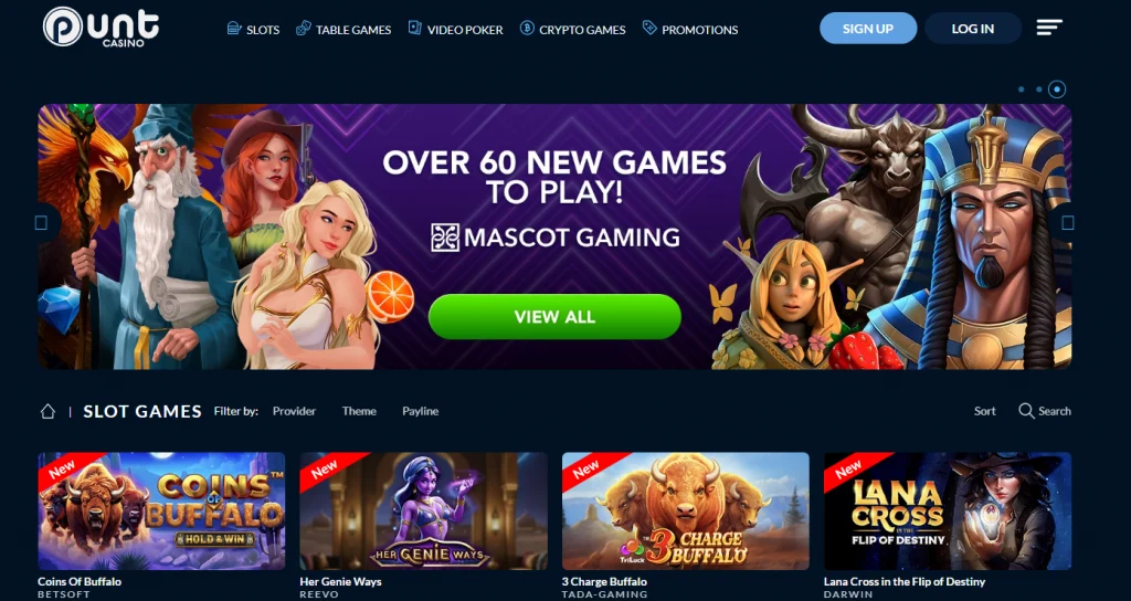 Punt Casino No Deposit Registration