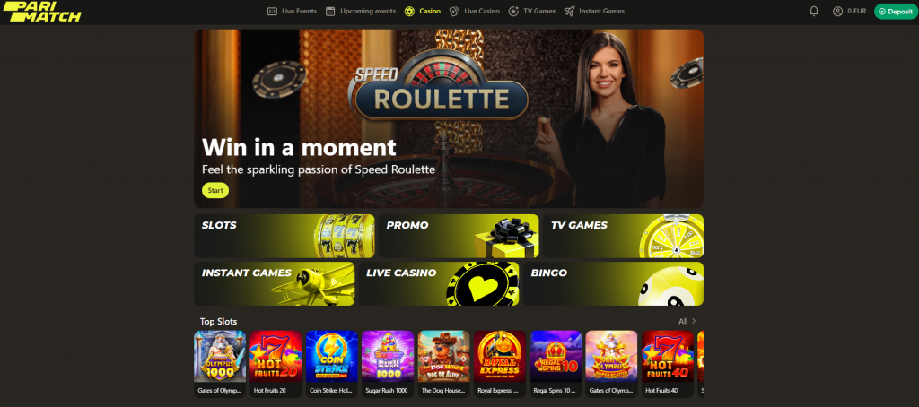 Blockchain Gambling Sites: Parimatch