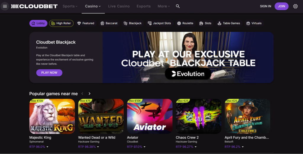 cloudbet casino