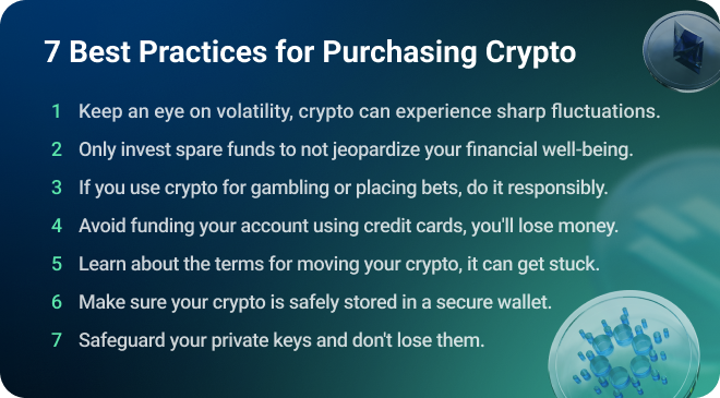 7 Best Practices for Purchasing Crypto