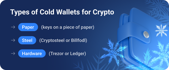 Types of Cold Wallets for Crypto