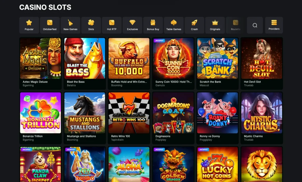 Slot portfolio