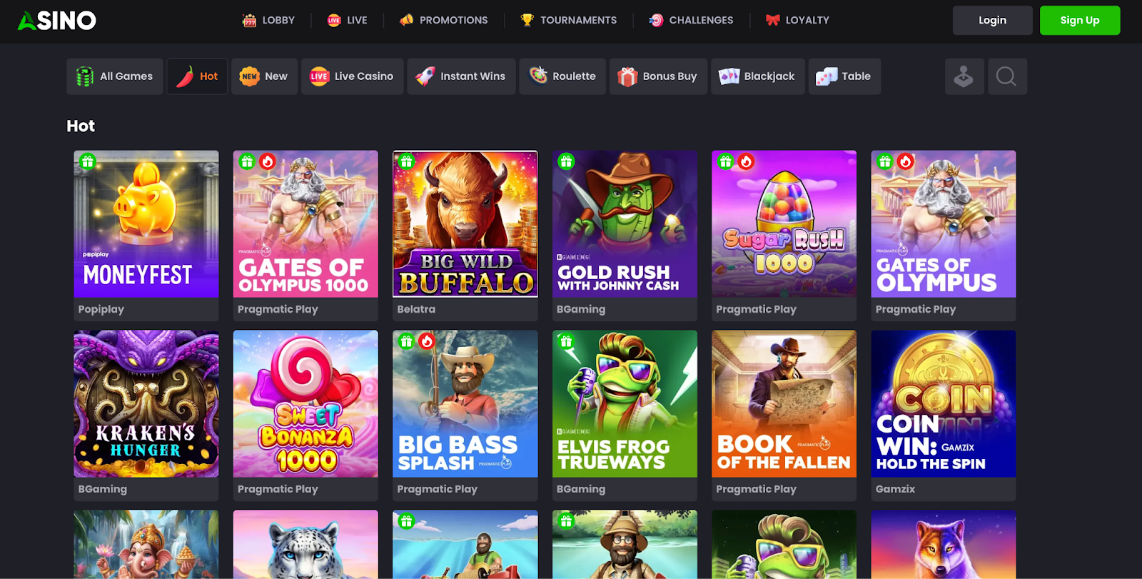 Asino slots 