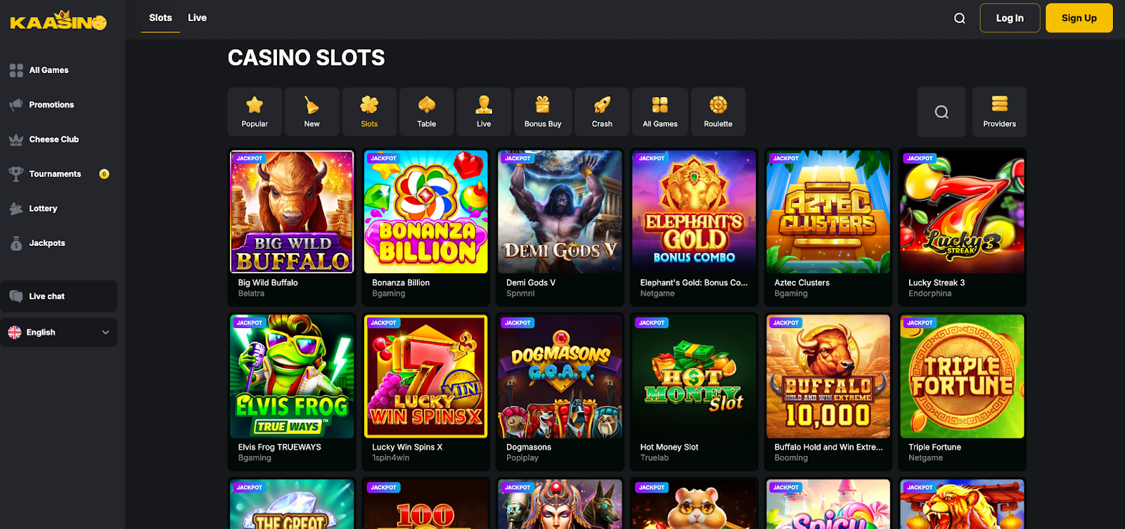 Kaasino slots
