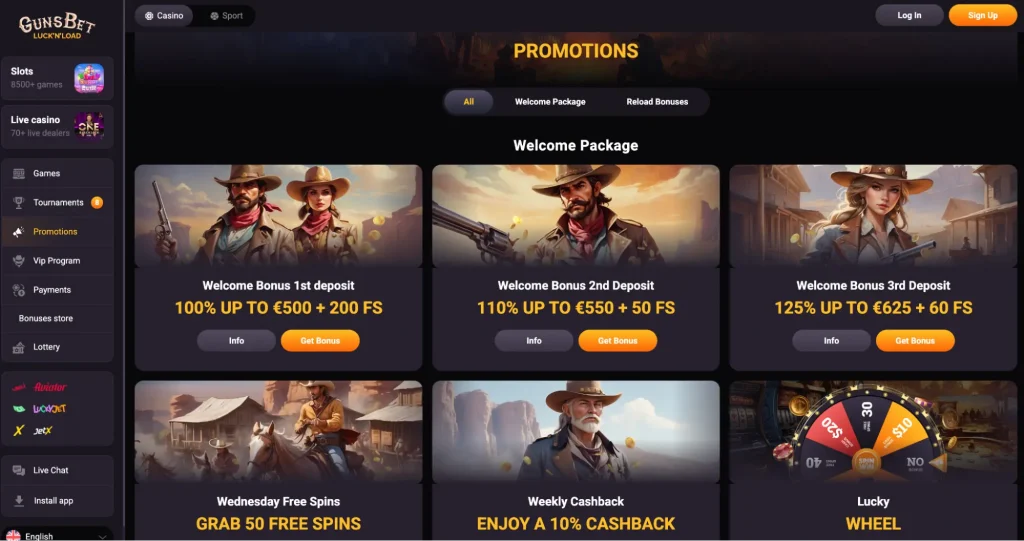 Bonus offers to claim