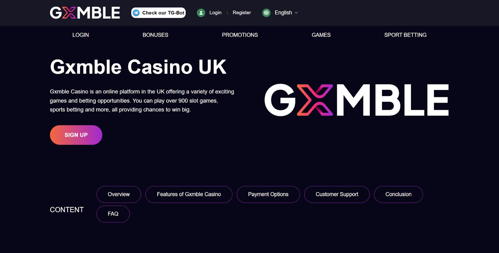 gxmble overview