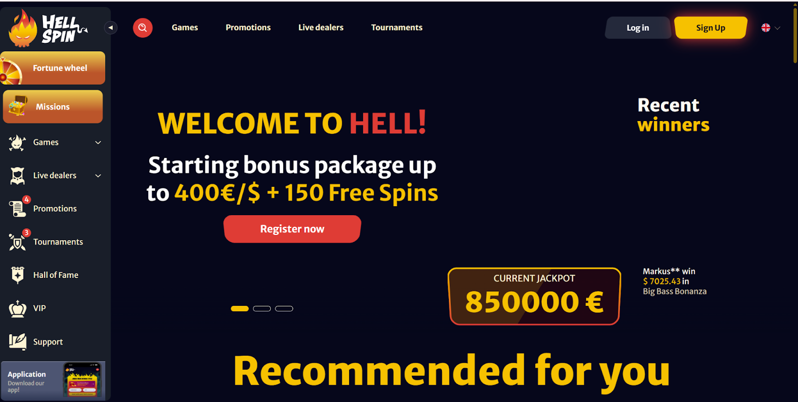 hellspin review