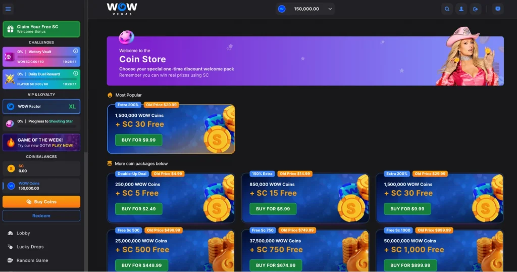 Coin Packs for sale