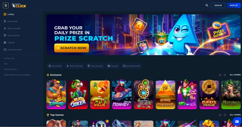 Game lobby