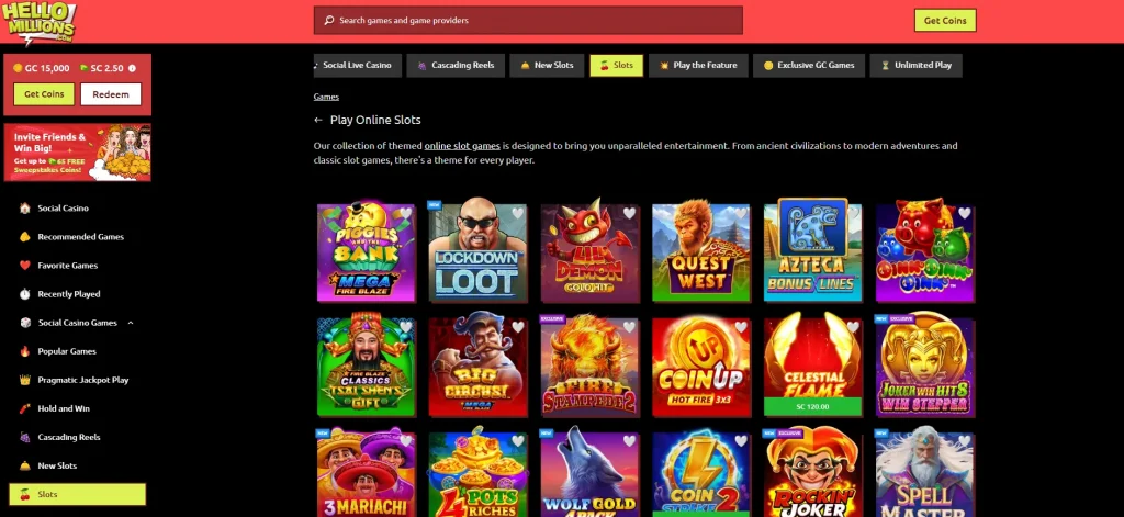 Hello Millions slot play
