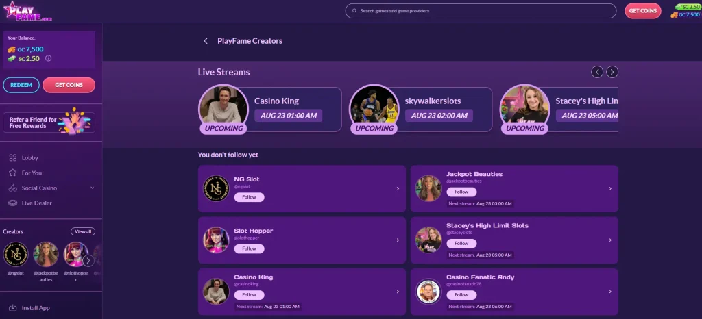 PlayFame Casino