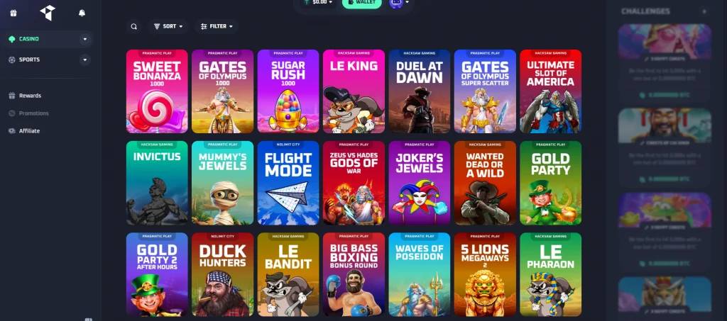 Thrill slot game library