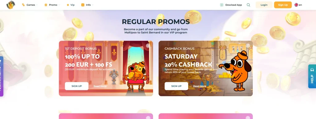 Cobber Casino bonuses