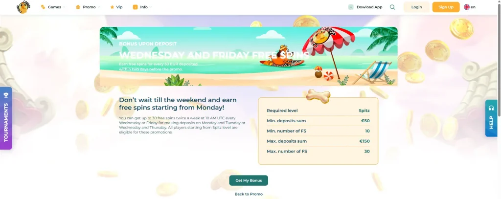 Cobber Casino free spins