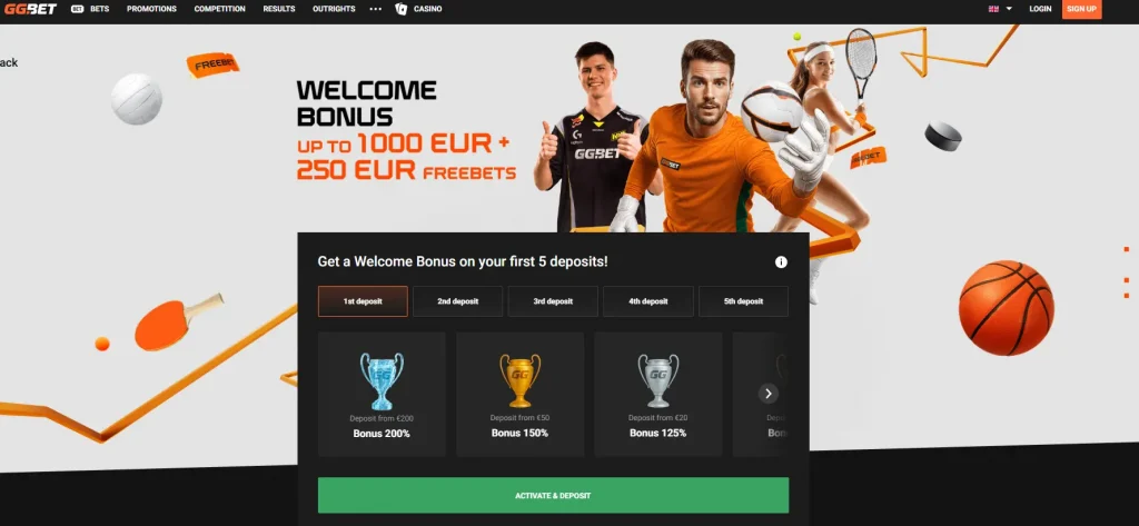 Sports betting GGBet bonus
