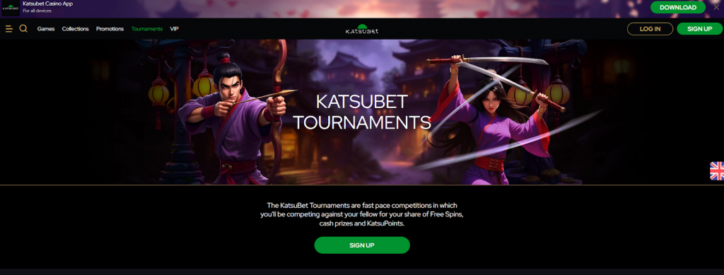 Themed page with competition