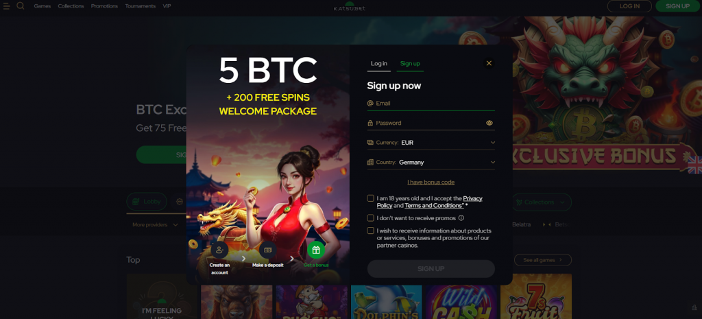 KatsuBet registration