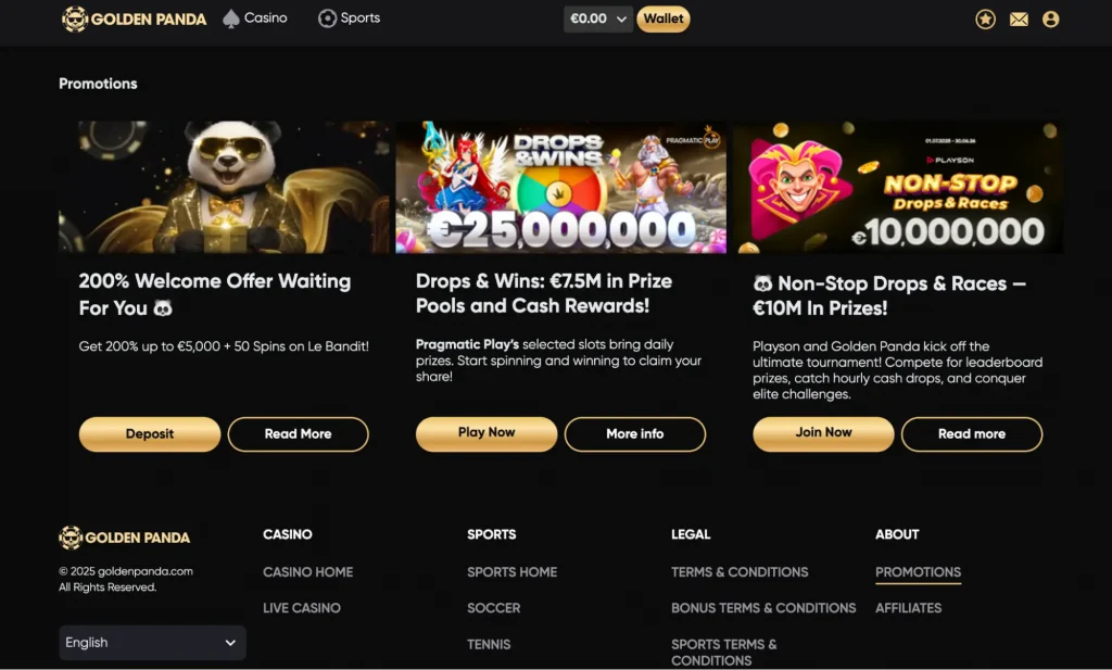 Promos for newcomers and regulars