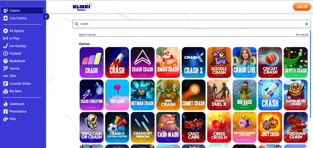 Search results for crash games