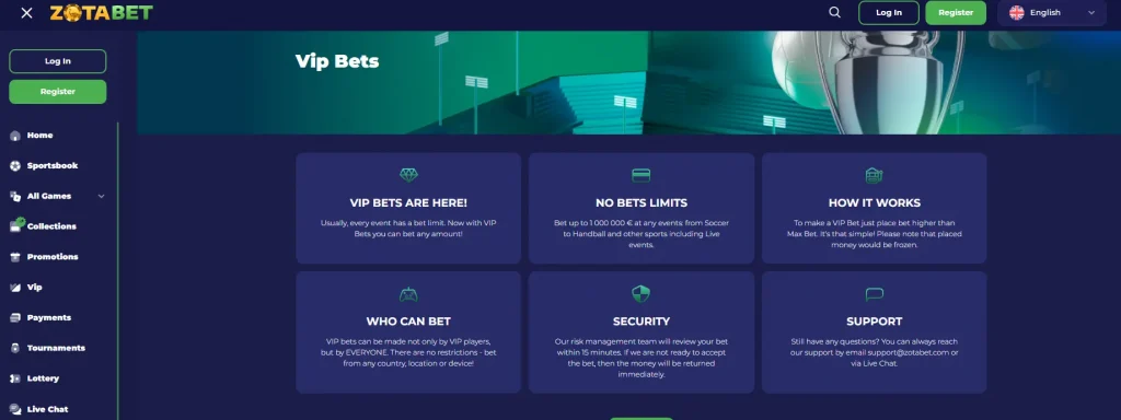 Zotabet bonus for sportsbook and casino