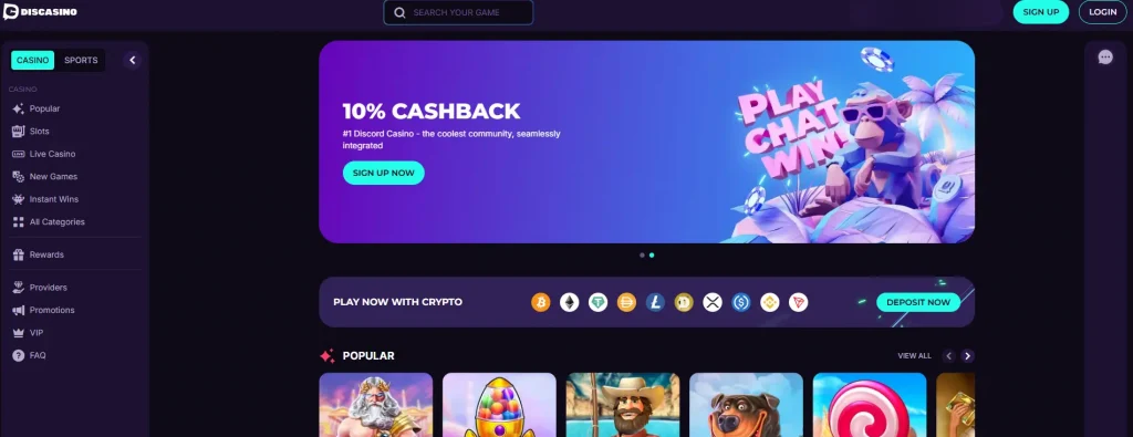 bitcoin casino cashback