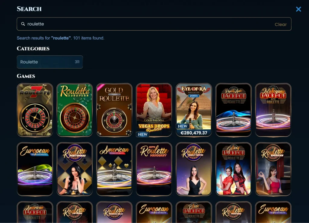 Search results for roulette